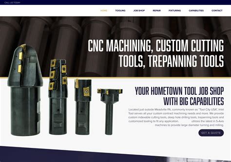 cnc machining company website ideas|cnc machine website design.